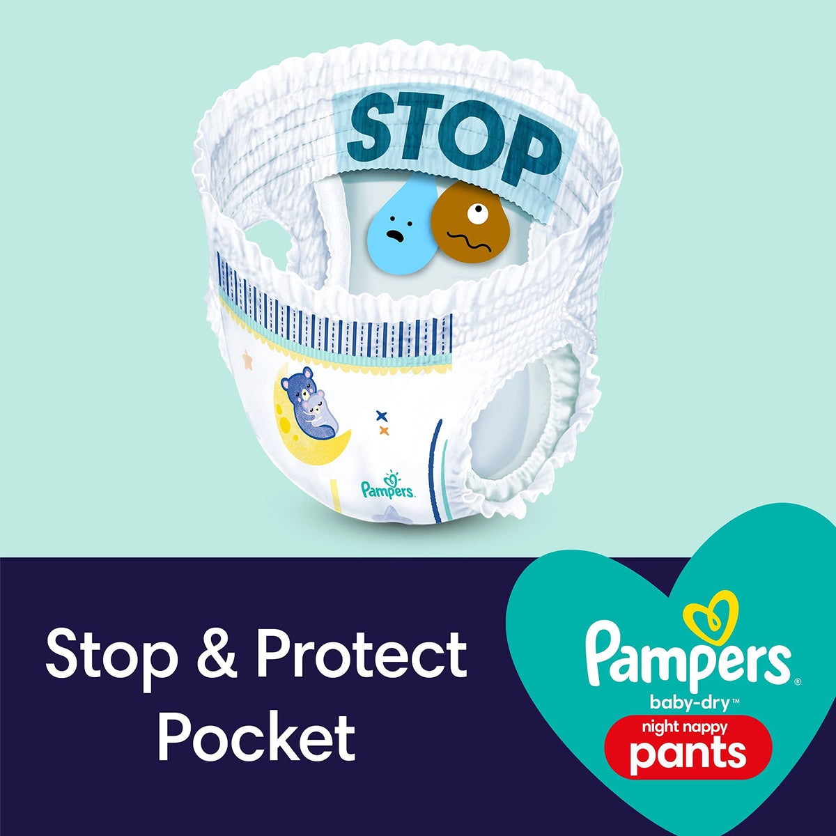 Pampers Baby-Dry Pants Size 4 Nappy Pants