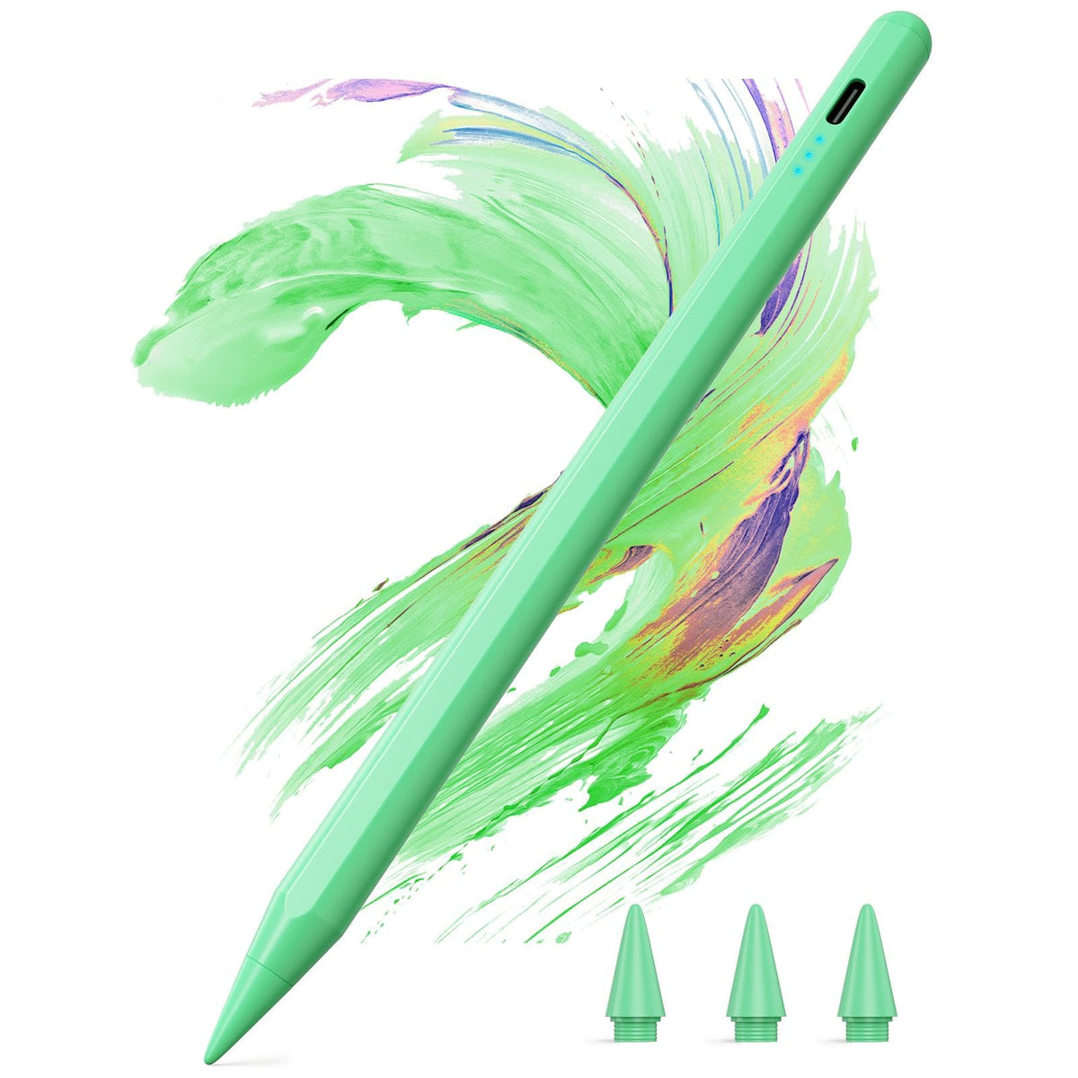 Kingone pencil for Apple iPad 2018-2026,2X Faster Charging & Palm Rejection & Tilt Sensitivity & Magnetic,Stylus Pen Compatible with iPad 6~11th,Pro 11"/12.9"/13",Air 3~5th,Air 11"/13",Mini 7/6/5th.