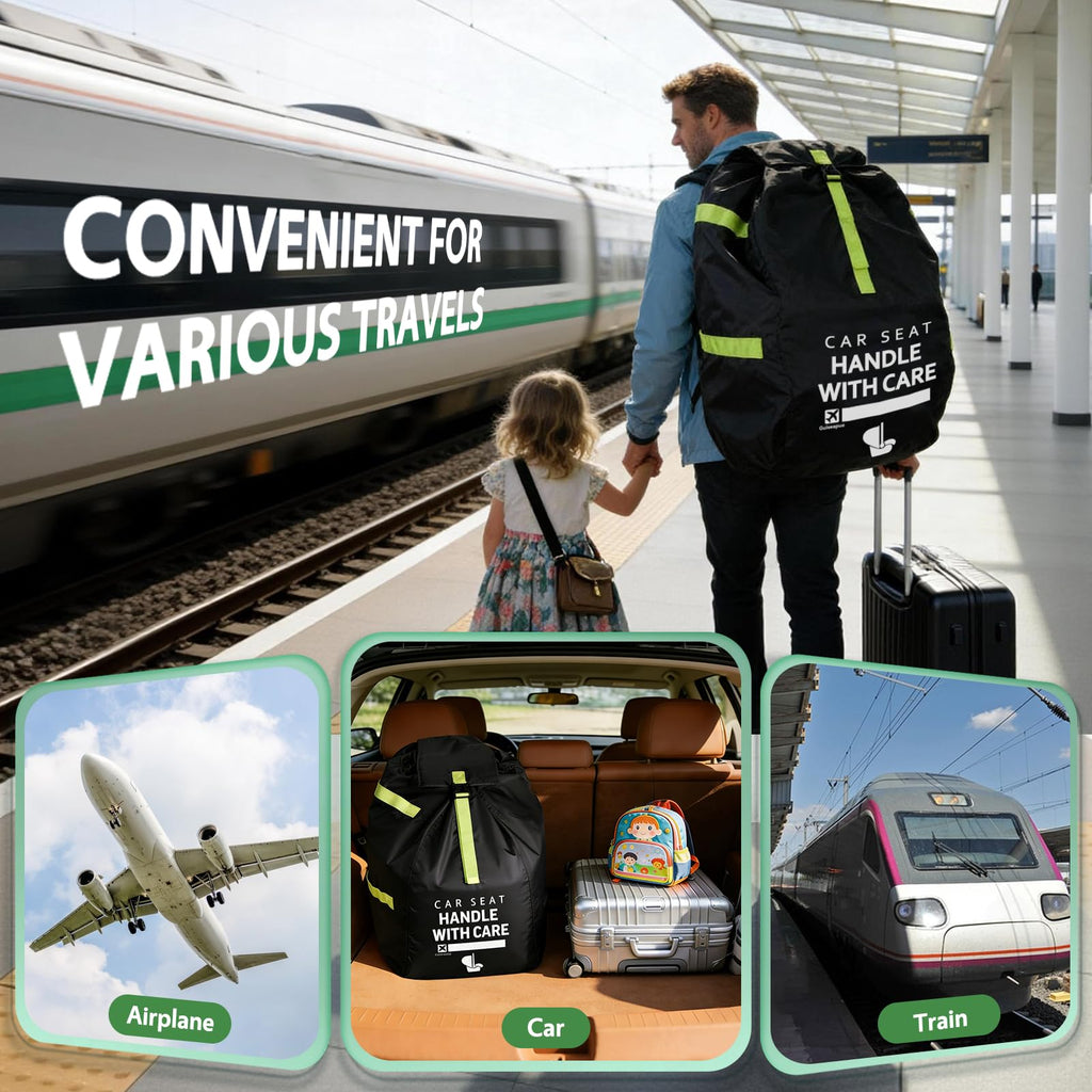 Pram Bag for Airplane, Baby Travel Essentials, Stroller Bag 119H*61W*38D cm