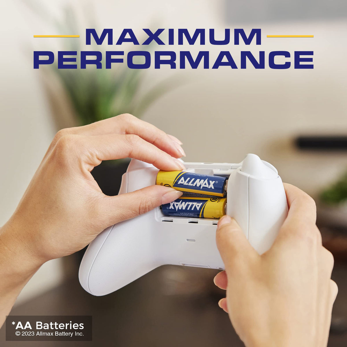 Allmax AA (LR6) Maximum Power Alkaline Batteries (100 Count) – 1.5V