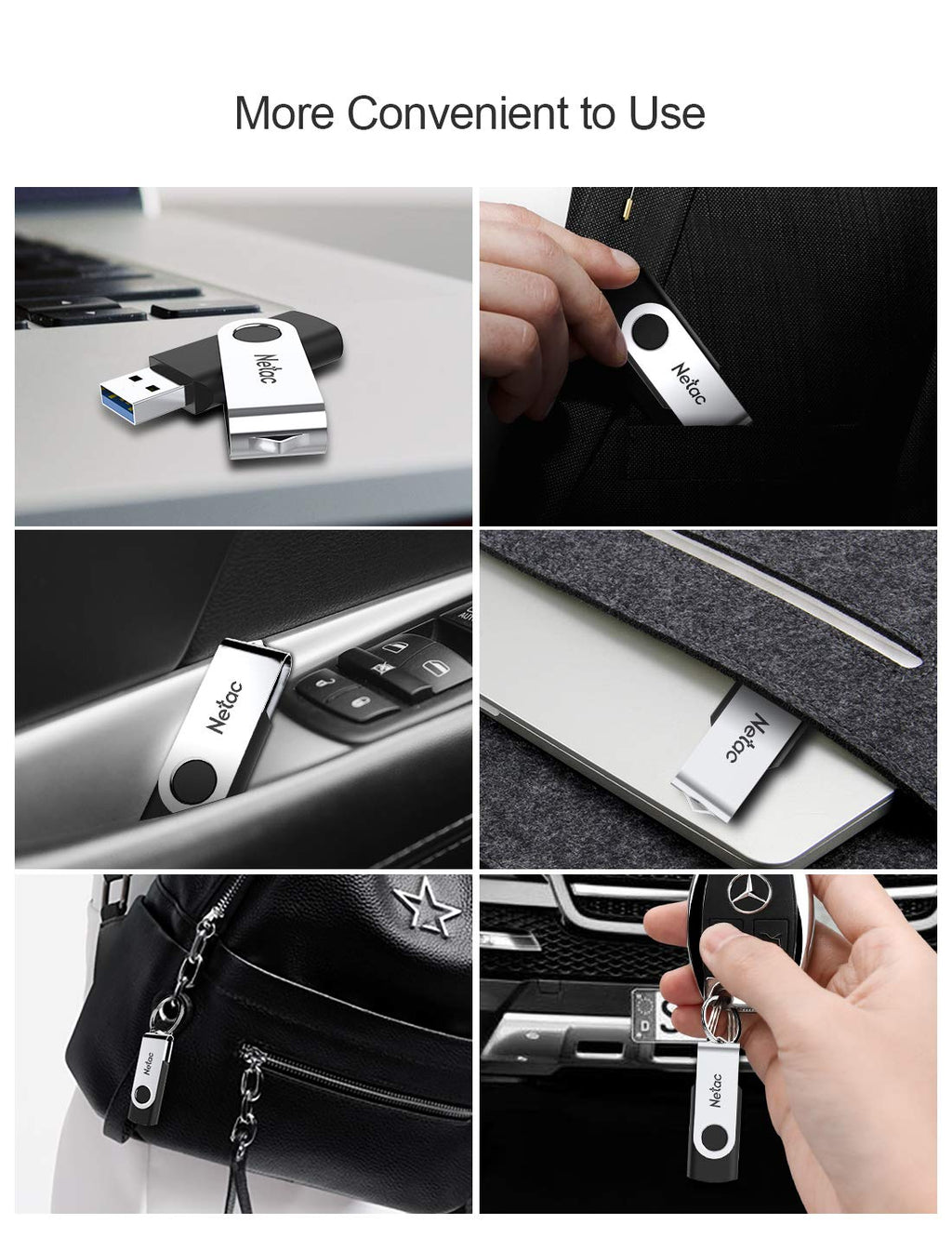 Netac 64GB USB 3.2 Flash Drive, High Speed Swivel Design Memory Stick,Up to 90/30 MB/s(R/W) Pen Drive, Thumb Drive for Data Storage, Zip Drive and jump Drive with LED Light