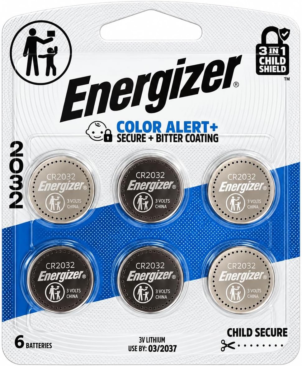 CR2032 6BL Energizer Batteries ECR2032