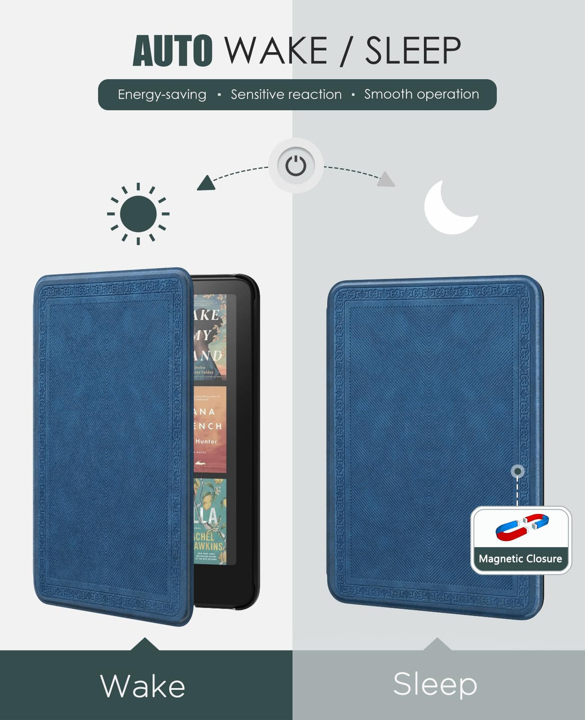 MoKo Case for 7" Kindle Paperwhite 12th Gen&Colorsoft 2024, Space Gray