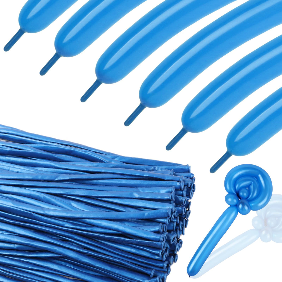 260 Balloons - Clear Long Balloons for Tying Balloon Arch & Balloon Ties