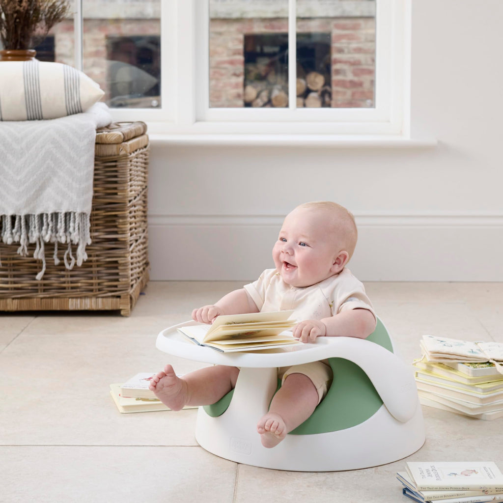 Mamas & Papas Baby Snug Floor Seat and Activity Tray - Clay