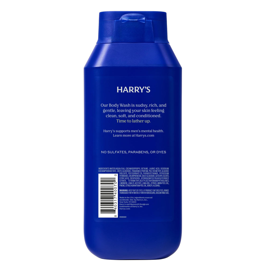 Harry's Body Wash for Men Variety Pack - 3 x 532ml Signature Scents