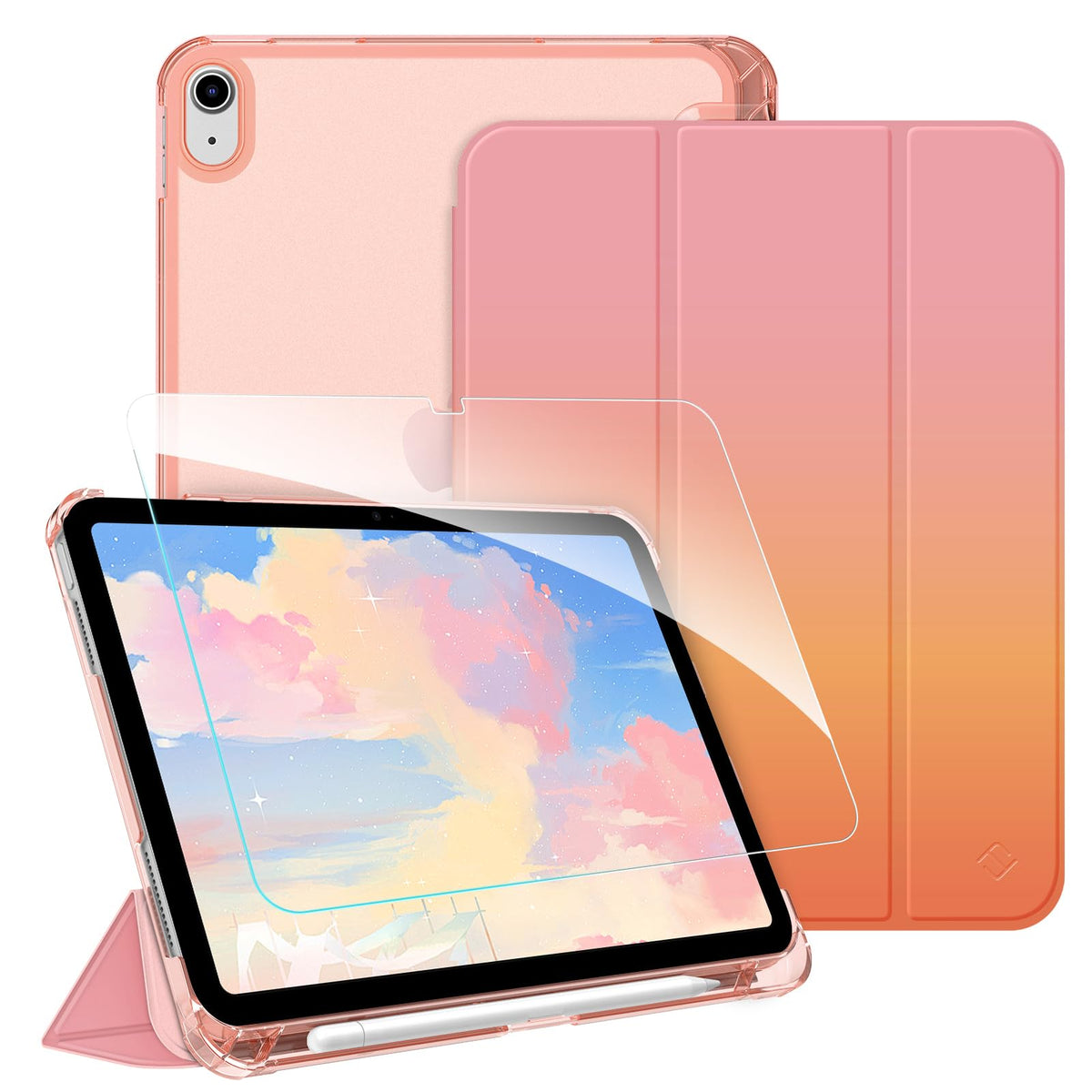 FINTIE Case & Screen Protector Set for iPad A16 11th/10th Gen 11/10.9 Inch
