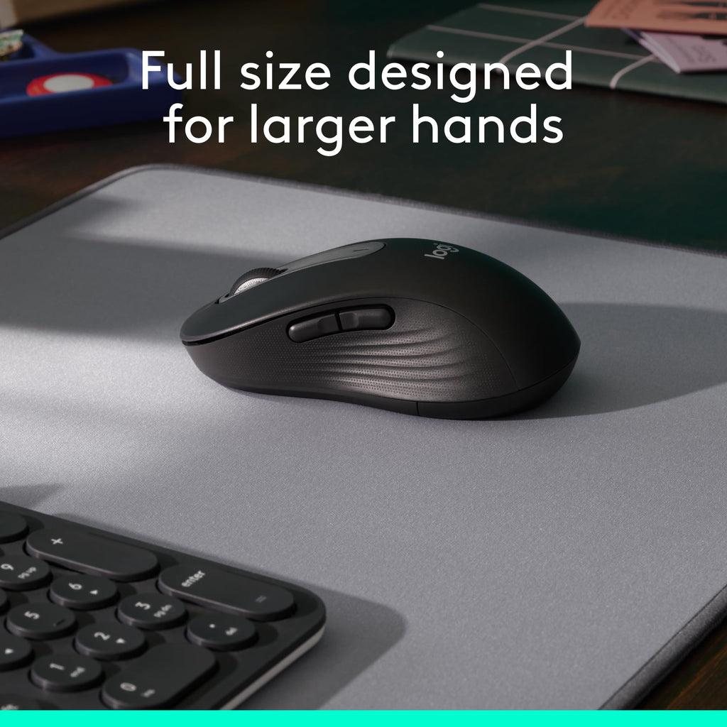 Logitech Signature M650 L Full Size Wireless Mouse - For Large Sized Hands