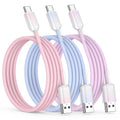 Nebite USB C Charger Cable 3-Pack 3FT/1M USB A to USB C Cable