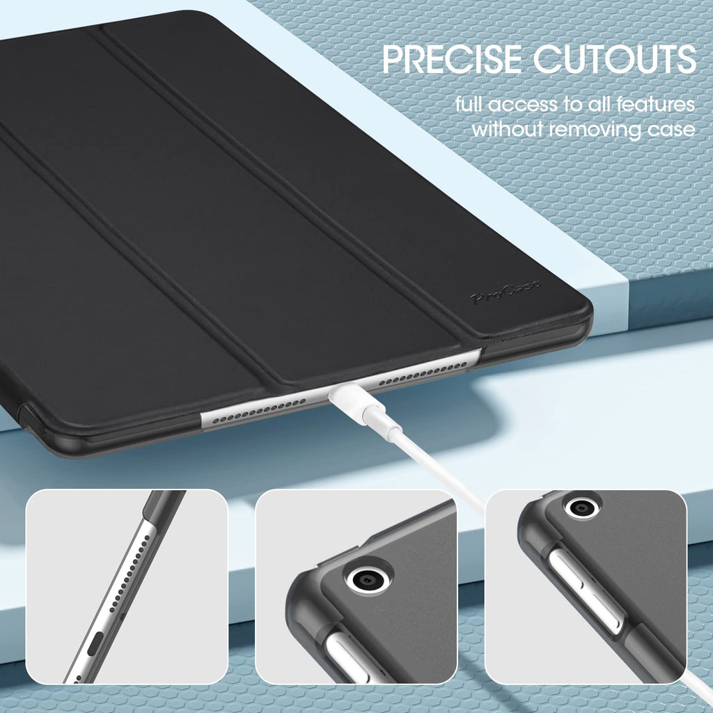 ProCase for iPad 9th/ 8th/ 7th Generation Case 10.2 Inch (Black)