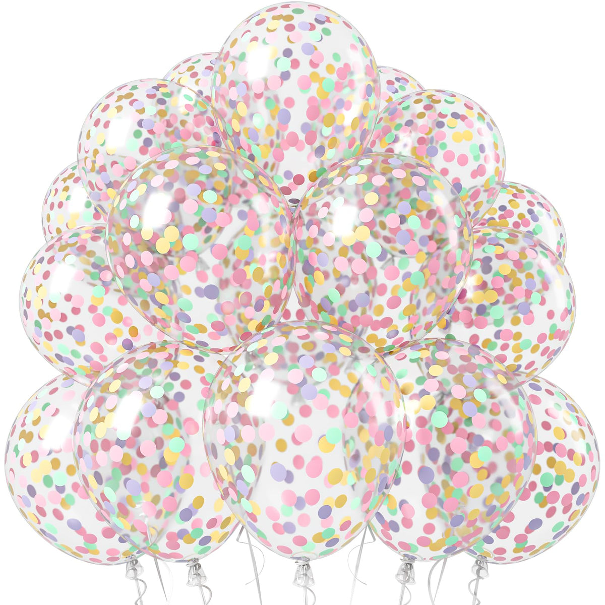 Jobkoo Dusty Pink Balloons, 12 Inch 50 Pcs Boho Blush Pink Latex Balloon