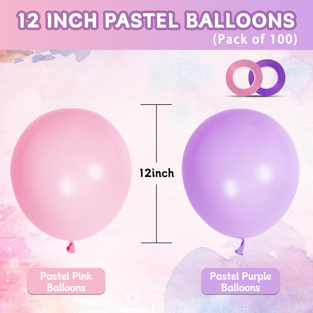 ASIYUHY Yellow Balloon 12 inch 100 Pack Thick Latex Helium Balloons