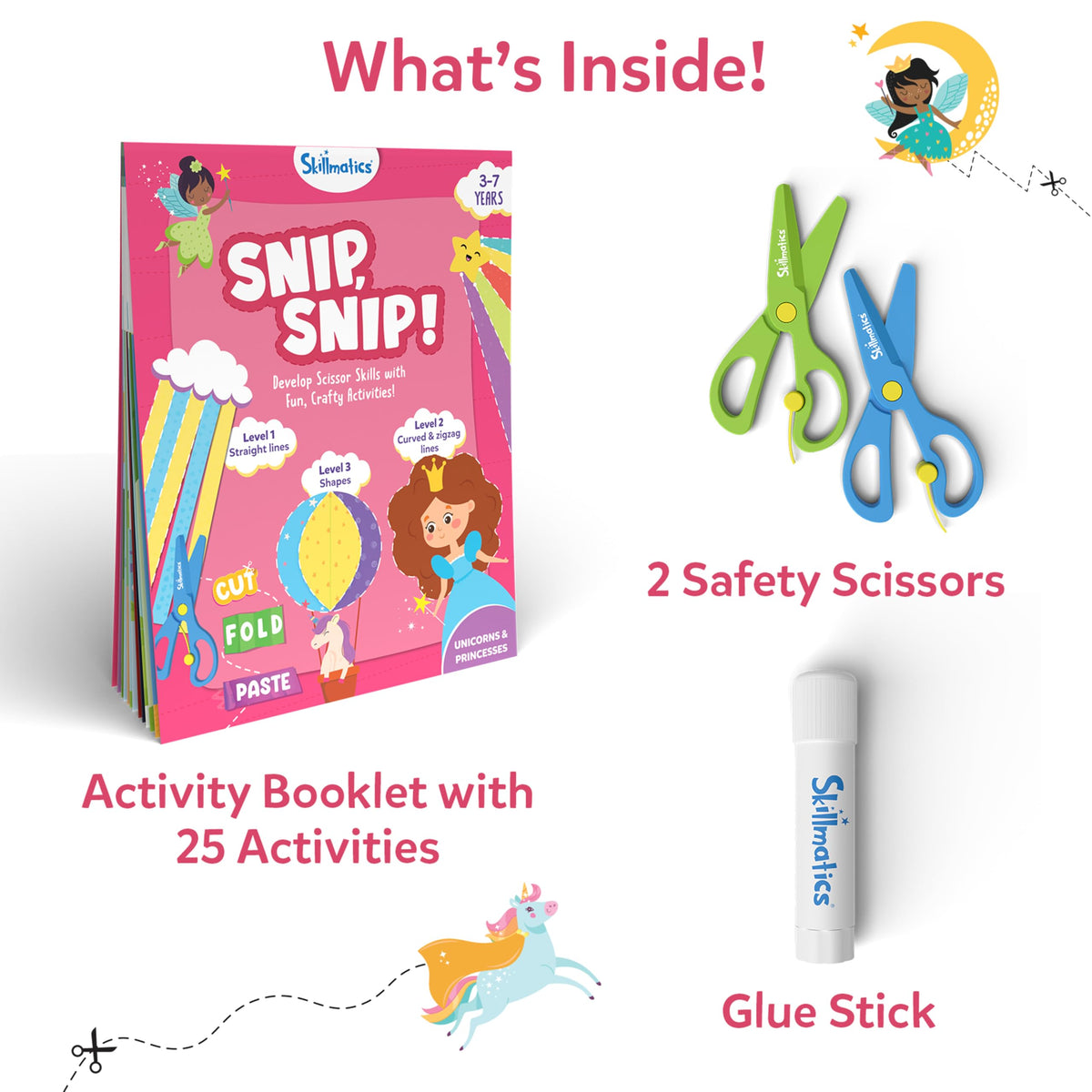 Skillmatics Snip Snip, Scissor Skills, Felt Craft Activity, Christmas Gift