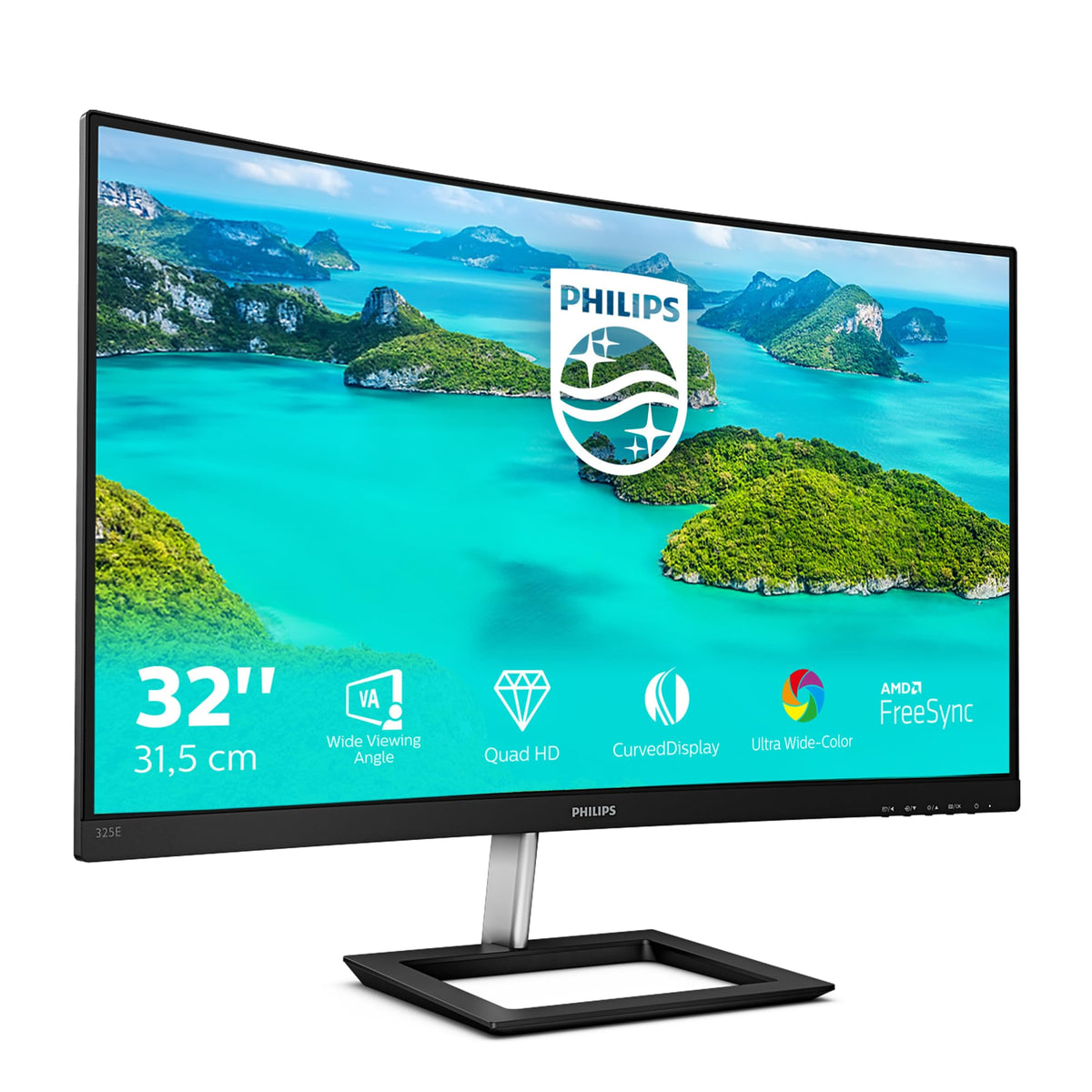 PHILIPS 24E1N1100A 23.8 inch FHD Monitor 120Hz, IPS Panel, 1ms MPRT, Speakers (1920x1080 HDMI 1x 1.4) Black