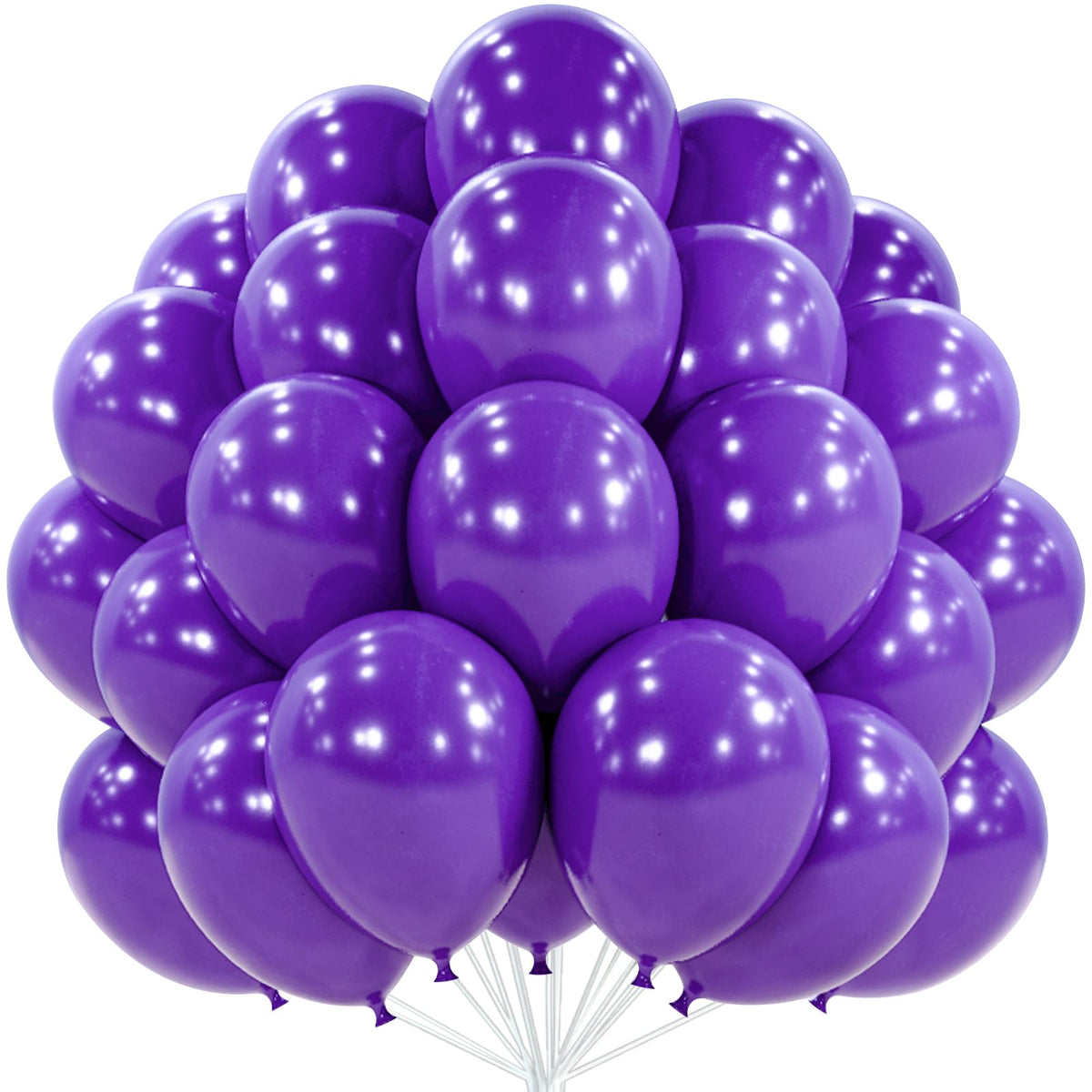 PartyWoo Light Blue Balloons 101pcs Baby Pastel Sky Aqua Blue Color 12 Inch