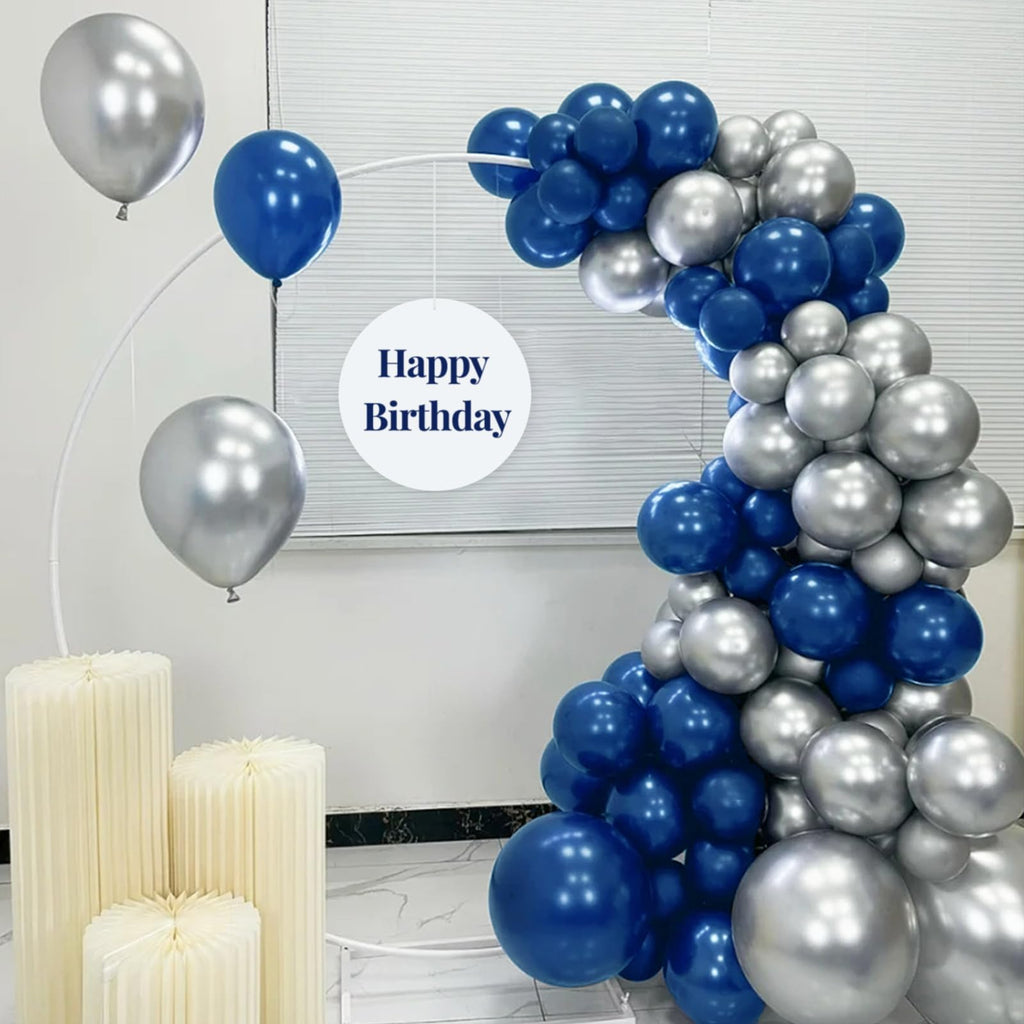 110pcs Black Balloon 12 inch, Black Latex Balloons for Birthday Party Baby Shower Wedding(with 2 Ribbons).