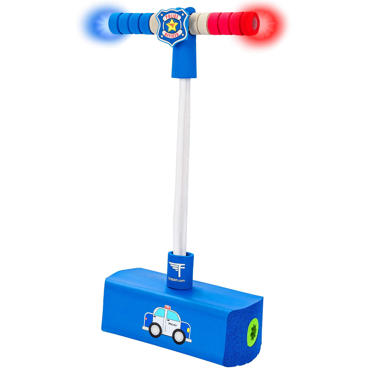 Flybar My First Foam Pogo Jumper for Kids Fun and Safe Pogo Stick, Durable Foam and Bungee Jumper for Ages 3 and up Toddler Toys, Supports up to 250lbs (Blue)