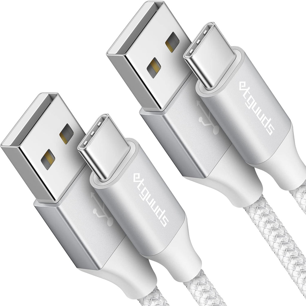 etguuds Extra Short USB C Cable 2Pack 0.15M, USB A to USB C Charger Cable
