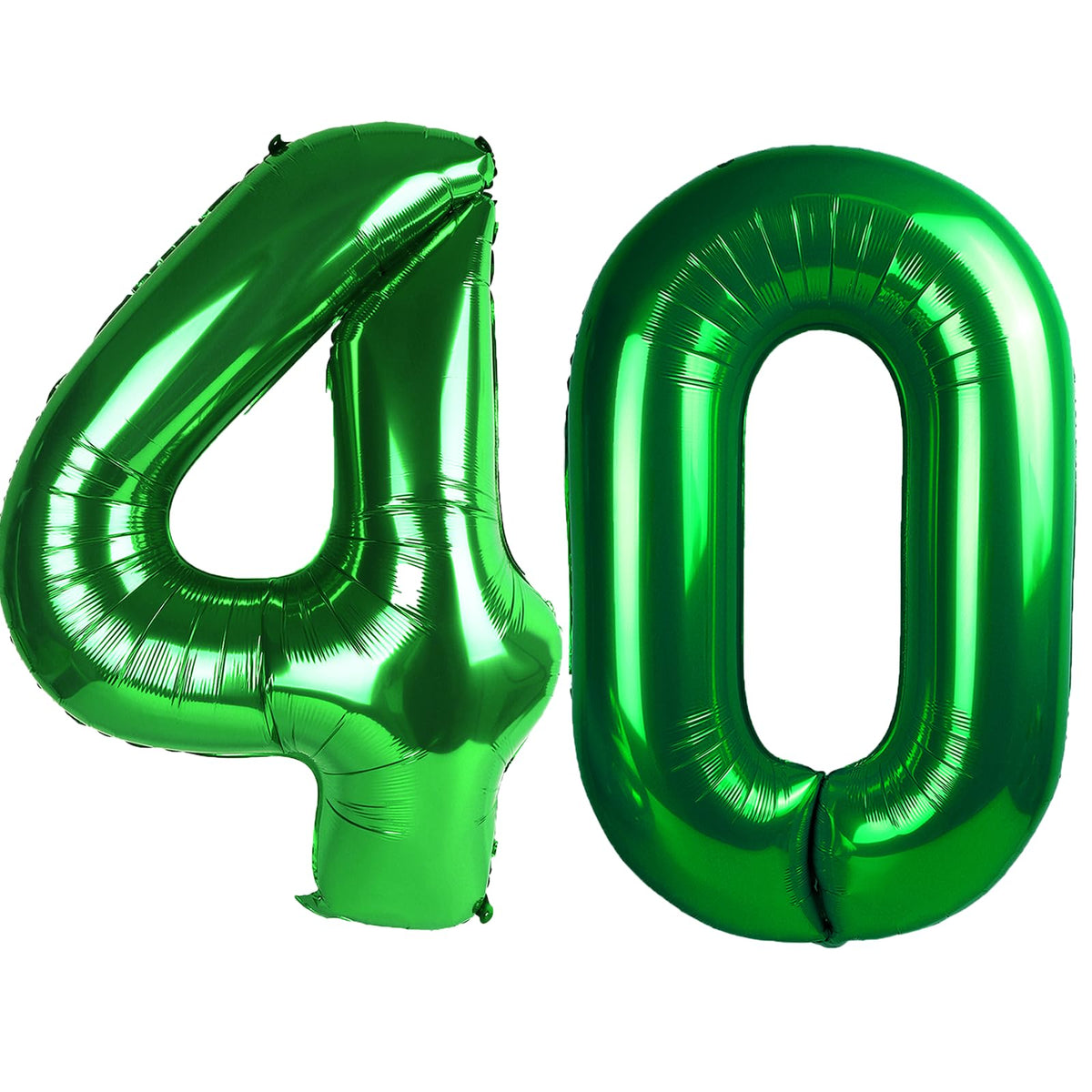 40 Inch Green Number 3 Balloons Foil Digital Helium Number Balloons