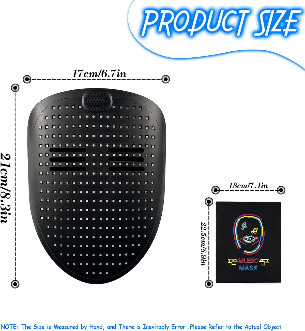 Depointer Life LED Mask Face-Transforming Light up Mask Cool Gifts for Boys