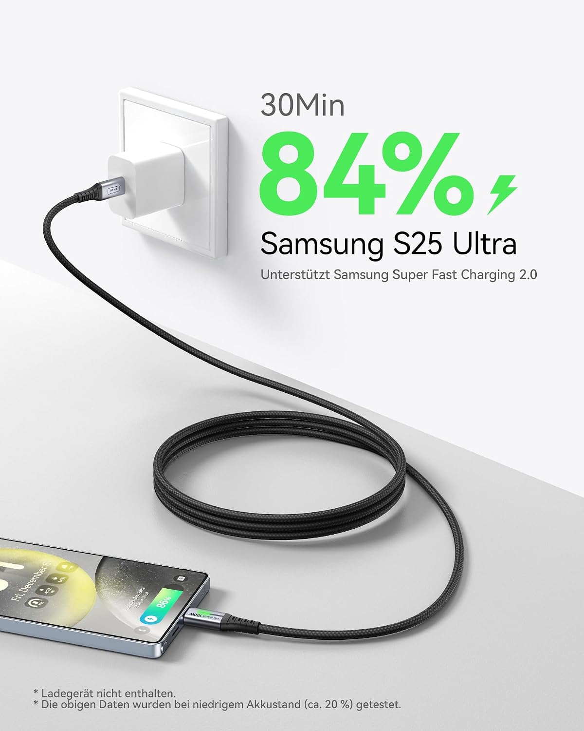 INIU USB C Cable, 1m 100W Fast Charging USB C to USB C Cable