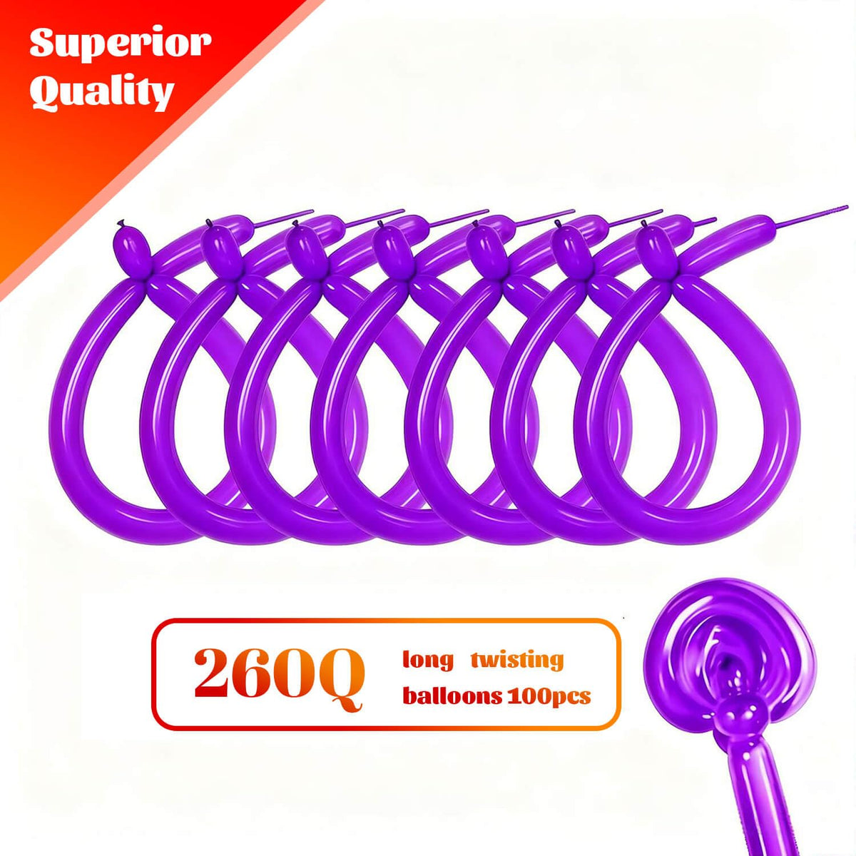 260 Black Long Balloons for Balloon Garland Thickening Skinny Latex Twisting Animals Modeling Christmas Birthday Wedding Party Festival Decorations 100pcs