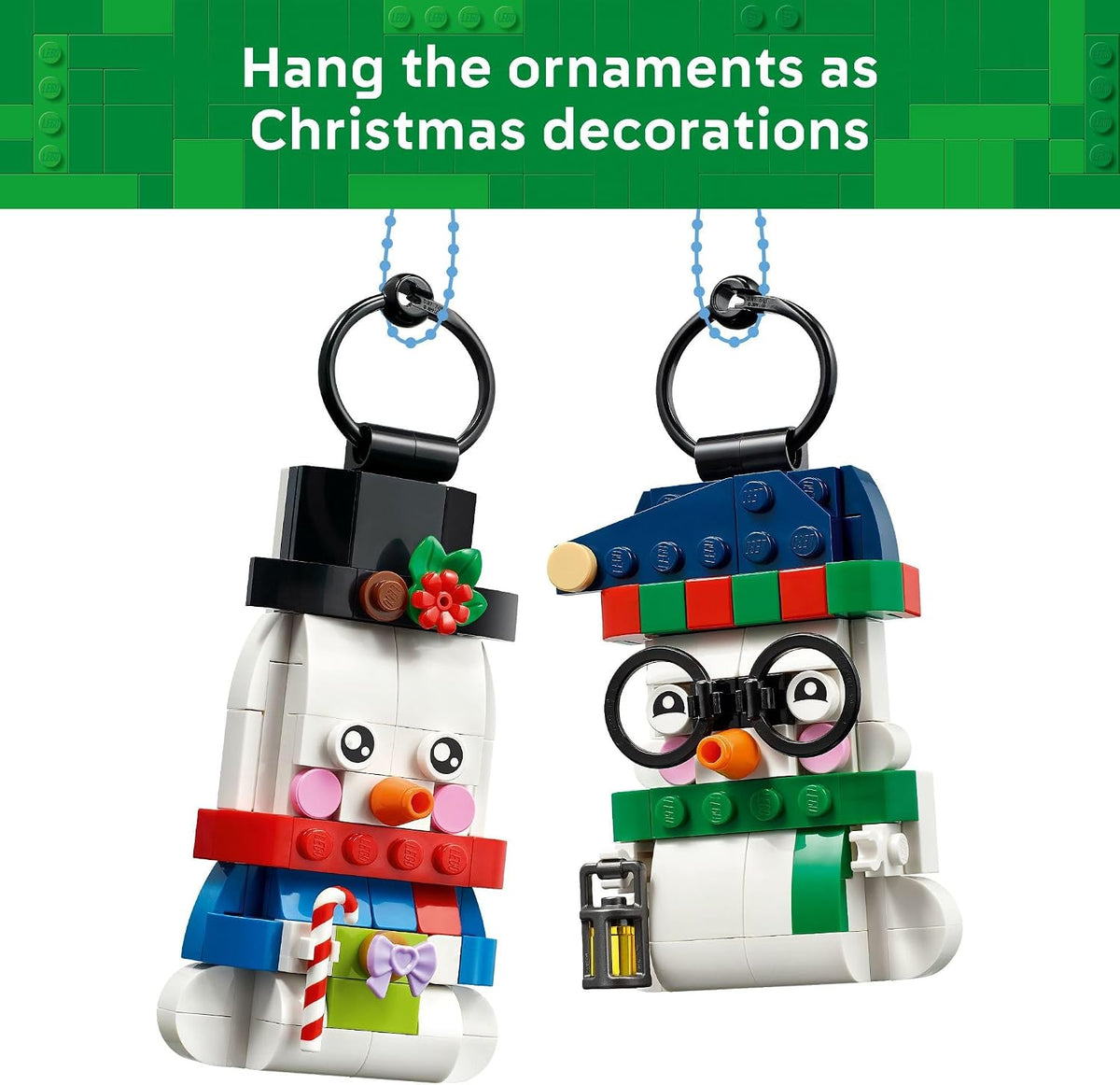 LEGO Snowman Ornaments 40812