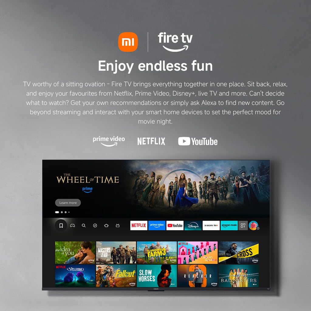 XIAOMI TV F 32, 32 Inch (81 cm) HD Smart TV, Fire TV, Dolby Audio