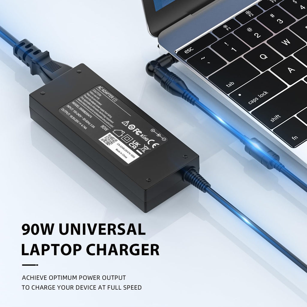 65W Laptop Charger Compatible with Microsoft Surface Pro Laptop Book Go
