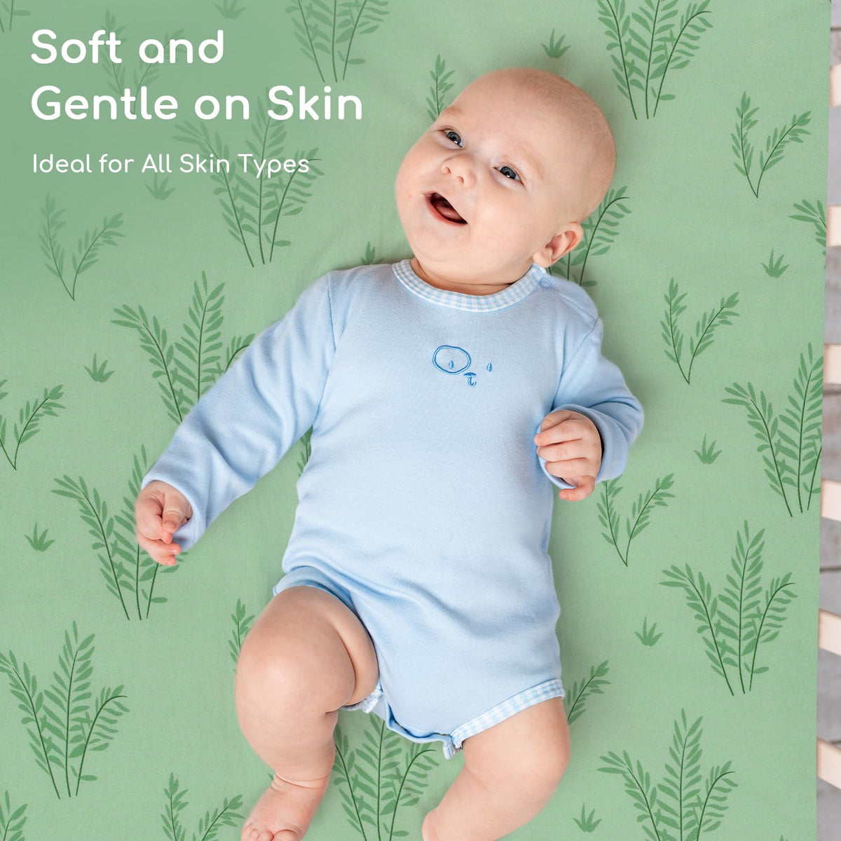 Next to Me Crib Sheets 83x50 cm Fitted 2 Pack Bedside Crib Sheets
