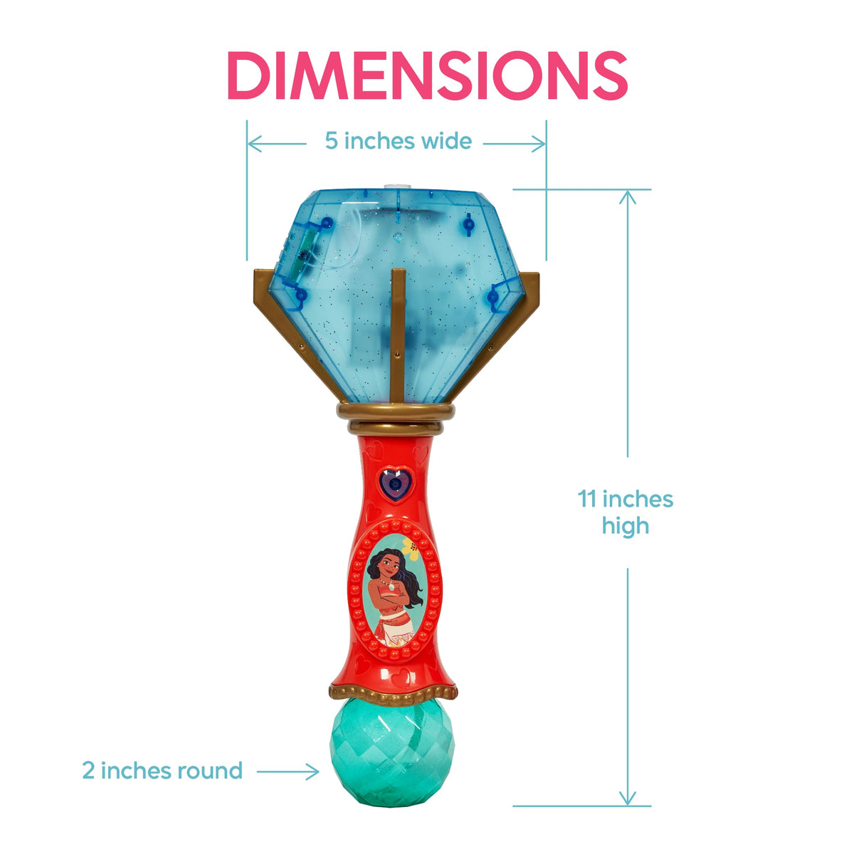 Little Kids Disney Mickey Mouse Light and Sound Musical Bubble Wand, Includes Bubble Solution, Multi (20511)