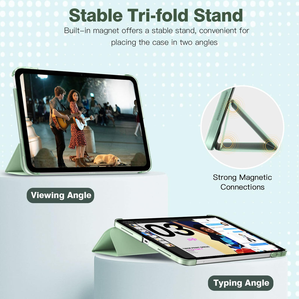 TiMOVO Case for iPad A16 11th Gen 11"/10th Gen 10.9", Colorful Flower
