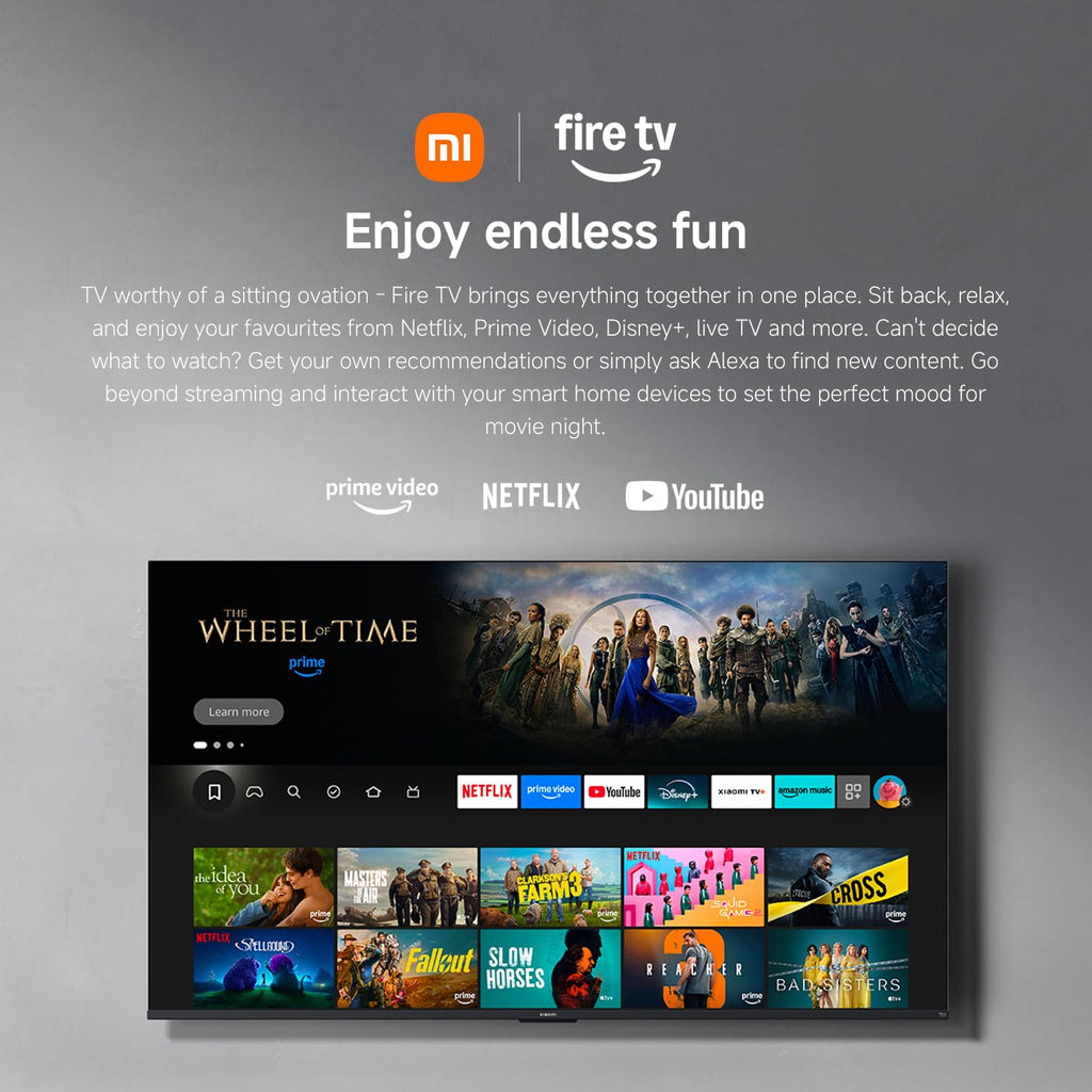 XIAOMI TV F 32, 32 Inch (81 cm) HD Smart TV, Fire TV, Dolby Audio