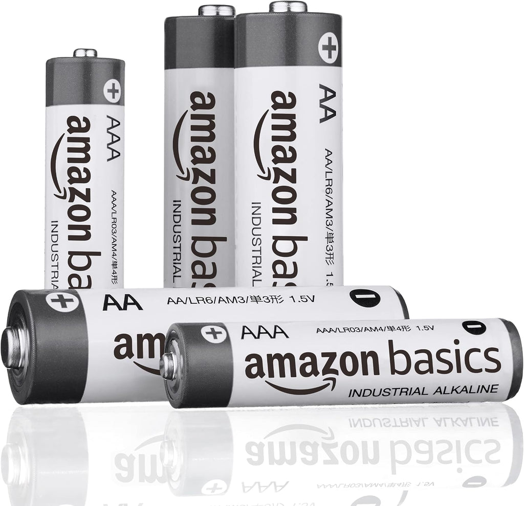 Amazon Basics 200-Pack AAA Alkaline Industrial Batteries, 1.5 Volt, 5-Year Shelf Life
