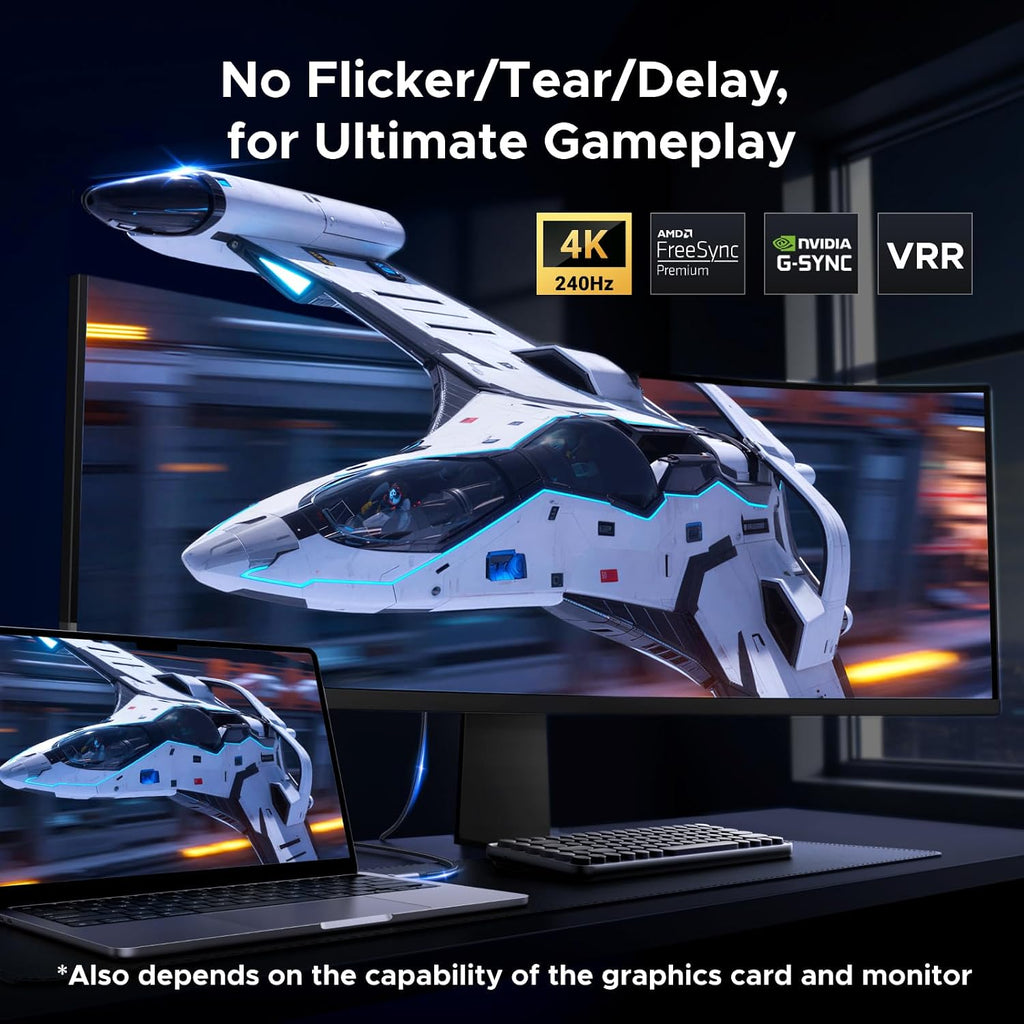 UGREEN USB C to DisplayPort Cable 8K@60Hz Thunderbolt 5/4/3 Type C DP1.4,1M