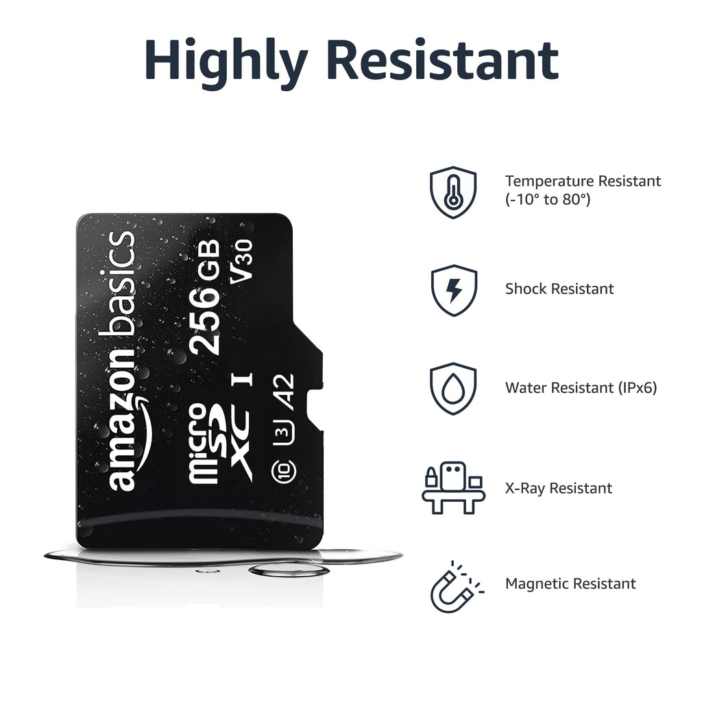 Amazon Basics 1TB Micro SD Card, Read Speed Up to 200MB/s, 1-Pack