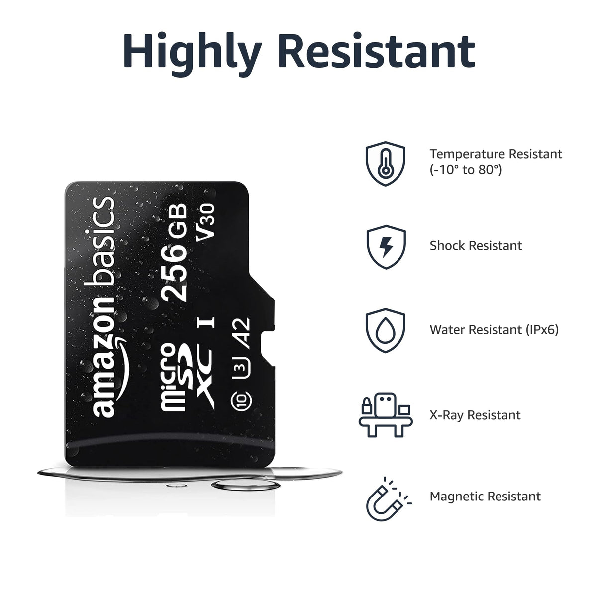 Amazon Basics 1TB Micro SD Card, Read Speed Up to 200MB/s, 1-Pack