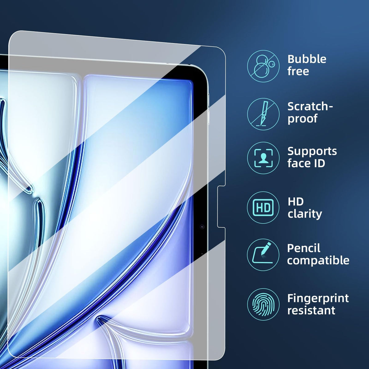 NEW'C for iPad (A16) 2025, iPad (10th Generation) 2022 Screen Protector