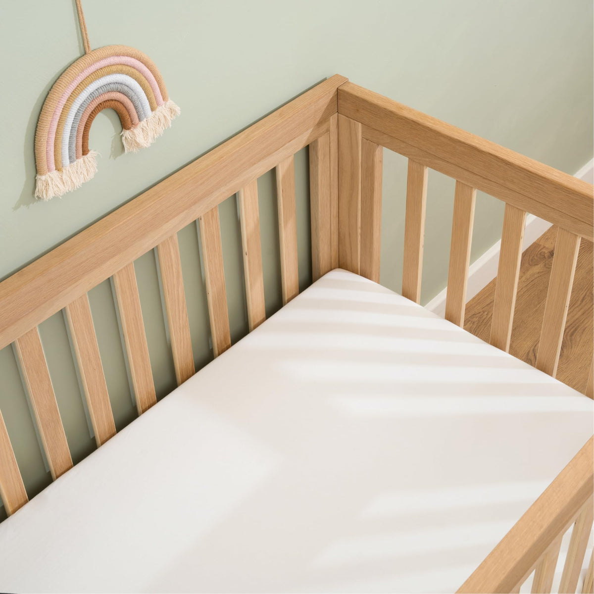 Clair de Lune 2 Pack Jersey Cotton Cot Bed Sheets 70 x 140 cm (Pink)