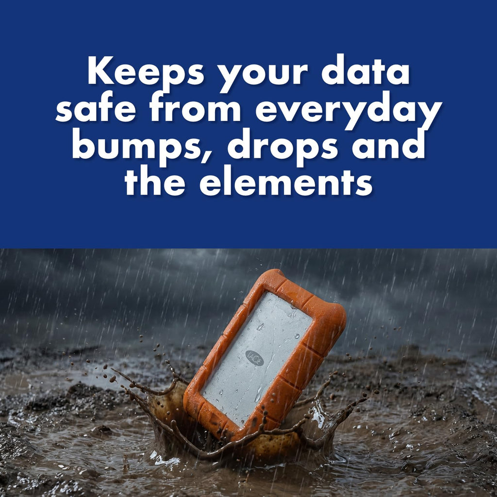LaCie 2TB Rugged Secure | USB-C (STFR2000403)