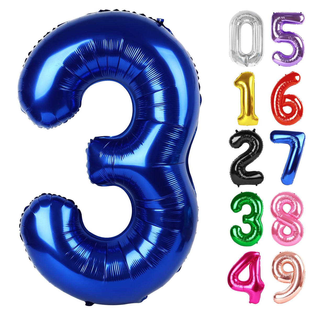Laser Silver 6 Balloon - Number Balloon 40 Inch, 6th Hot Pink Decorations