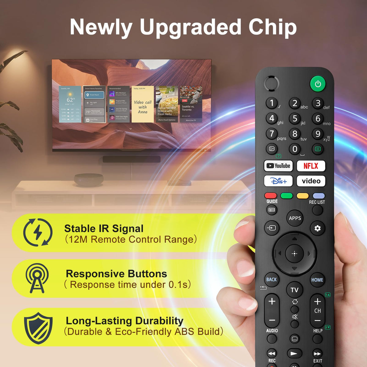 Universal Replacement for LG Smart TV Remote