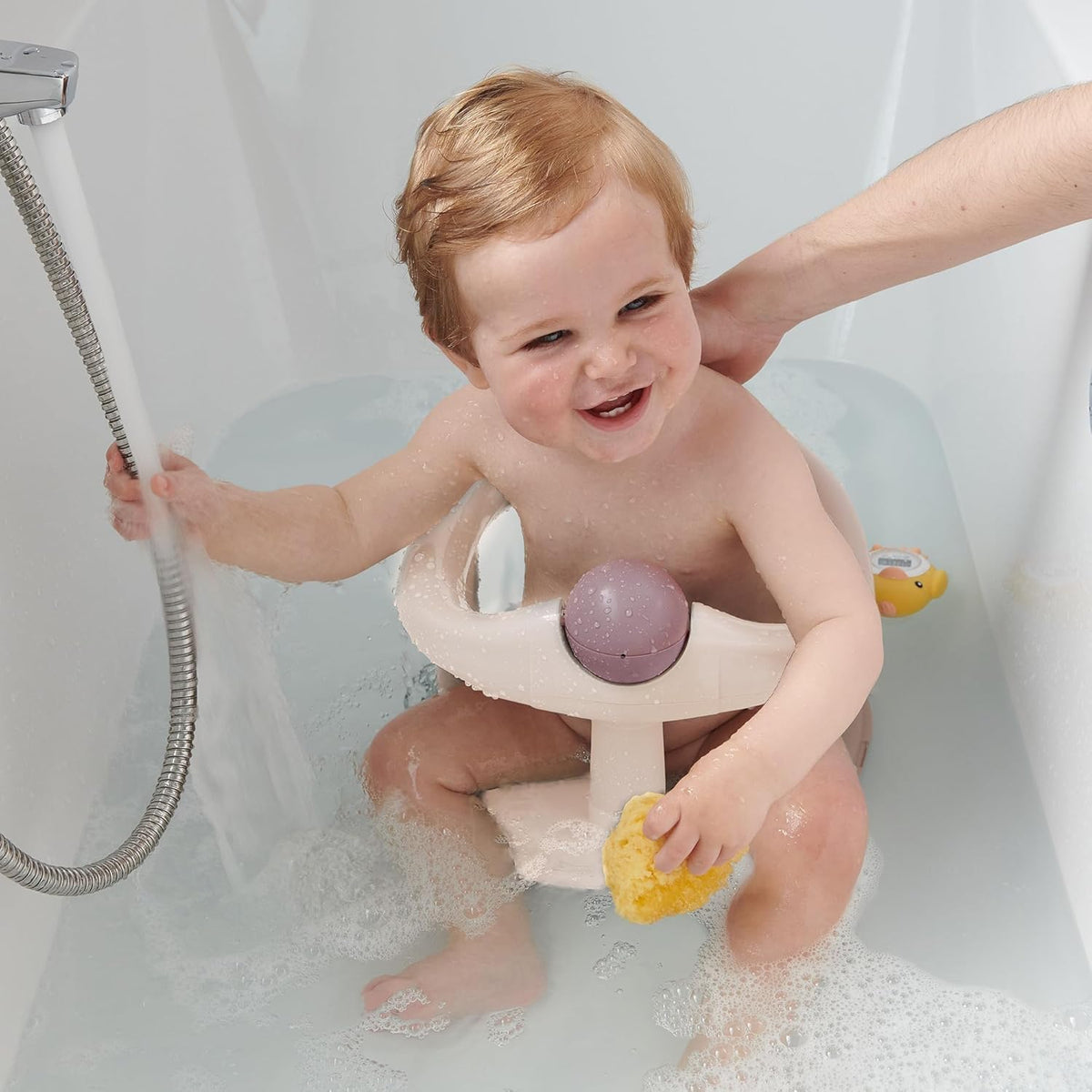 Bebeconfort Swivel Baby Bath Seat, 0–10 kg, Beige