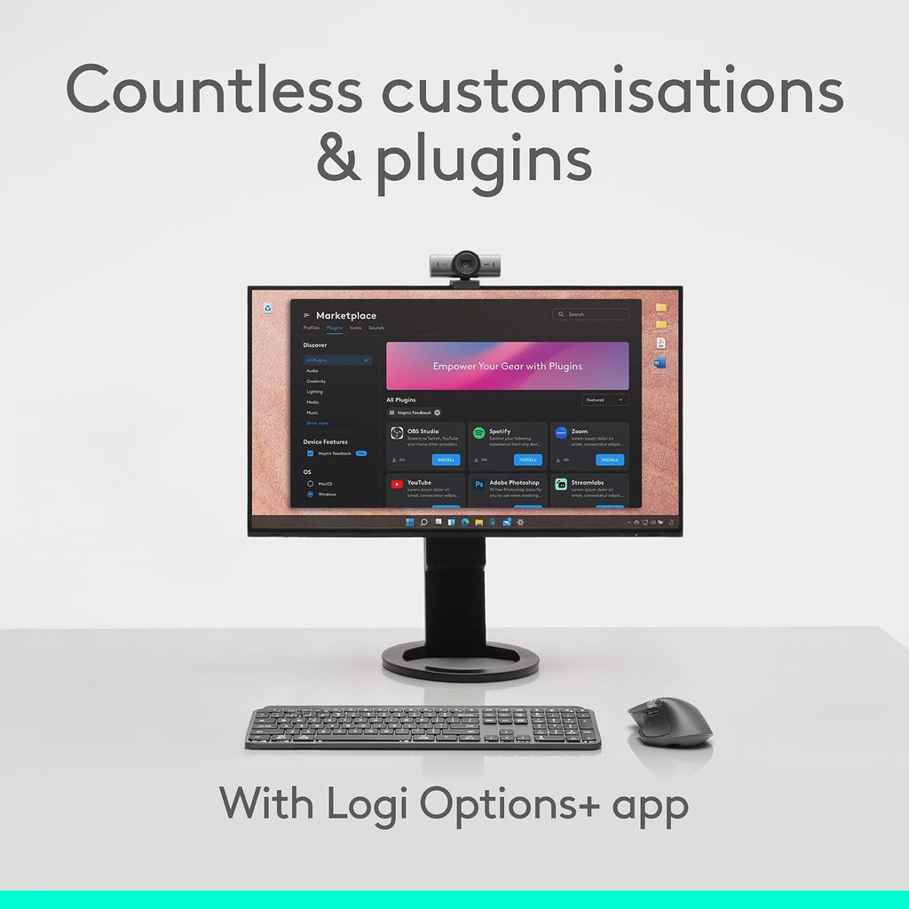 Logitech MX Master 4, Ergonomic Wireless Mouse