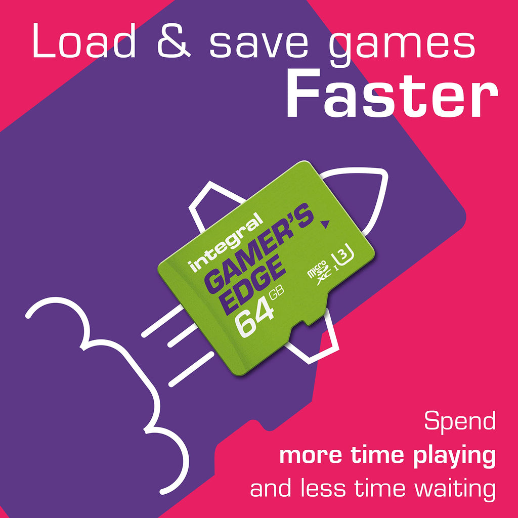 Integral 256GB Gamer's Edge X Micro SD Express Card for Nintendo Switch 2, up to 890MB/s Read, 750MB/s Write, 4K Video, A1, NVMe PCIe, High-Speed Gaming, Reduce Download Times, Ultra-fast Storage