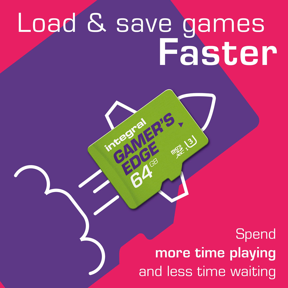 Integral 256GB Gamer's Edge X Micro SD Express Card for Nintendo Switch 2, up to 890MB/s Read, 750MB/s Write, 4K Video, A1, NVMe PCIe, High-Speed Gaming, Reduce Download Times, Ultra-fast Storage
