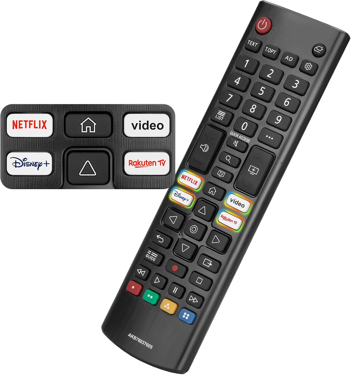 Universal Replacement for LG Smart TV Remote