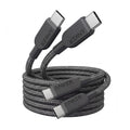 Anker 240W USB C to USB C Cable, Fast Charging Cord (2pack, 1.8m, Black)