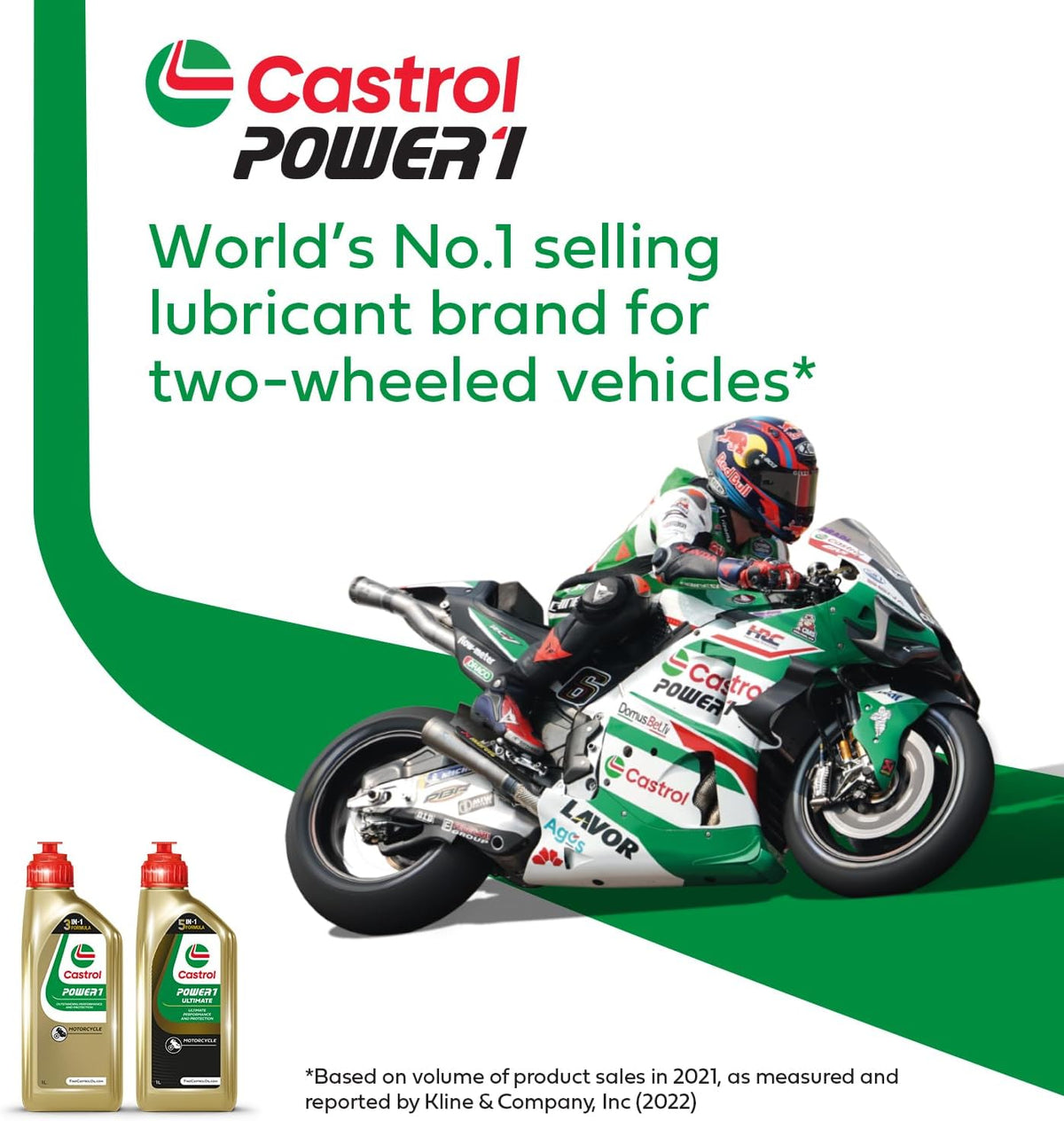 Castrol POWER1 4T 10W-40 Motorcycle Oil, 4L