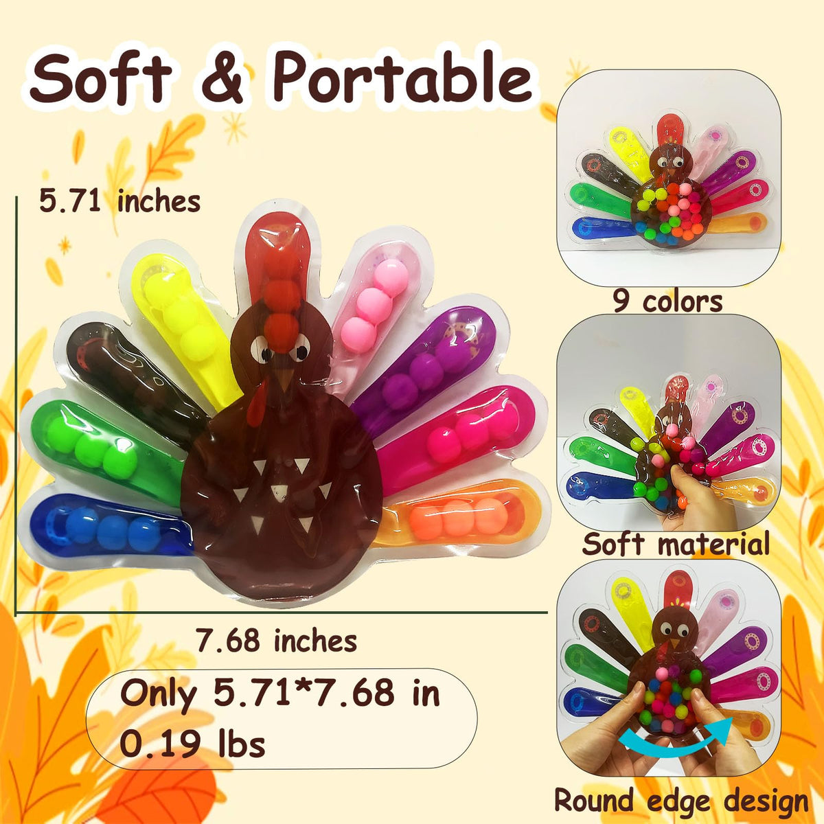 Color Sorting Sensory Toys, Fine Motor Skills Toys for Toddlers, Montessori Toys Preschool Learning Activitie, Sensory Activity Toy for Kids 3+ and Adults